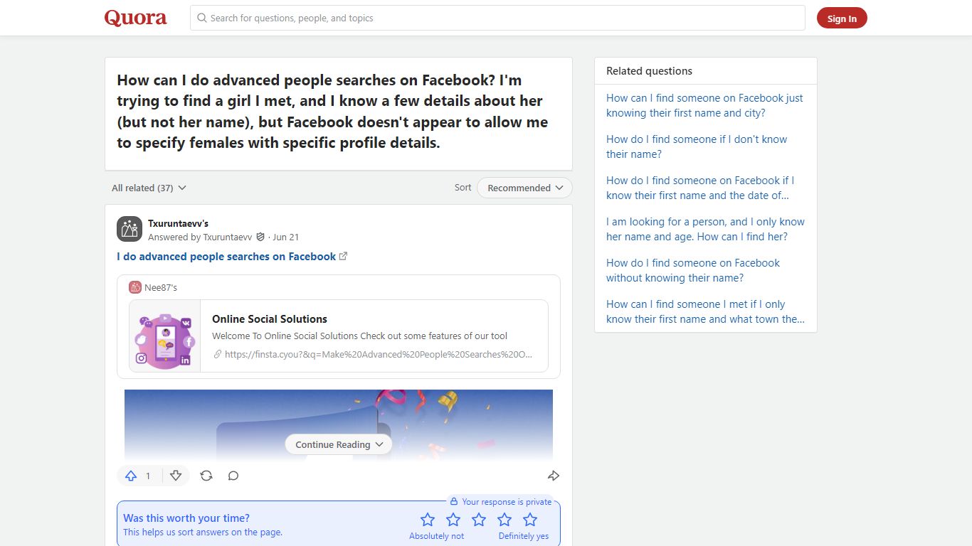 How to do advanced people searches on Facebook - Quora